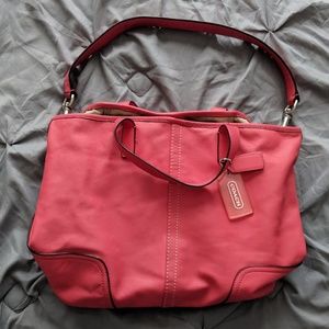 Coral Coach Purse